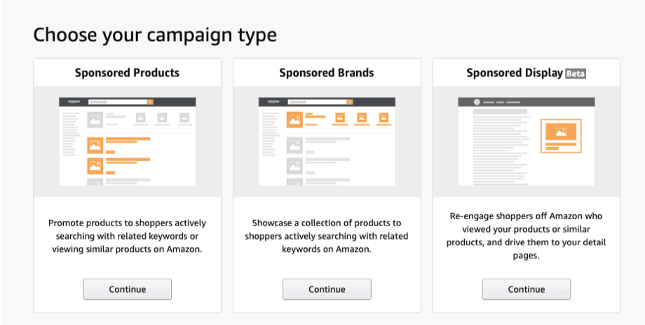 Tipologie di campagne su Amazon