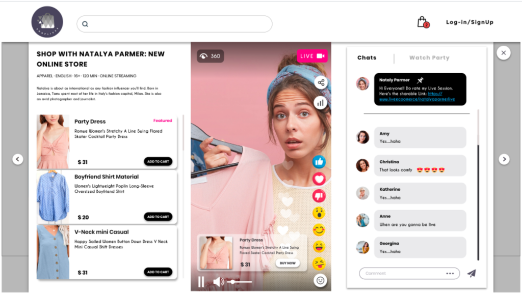 Live Stream Shopping Shopify